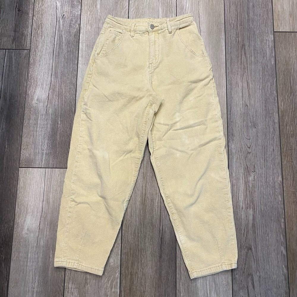 Shein cream corduroy jeans - size small